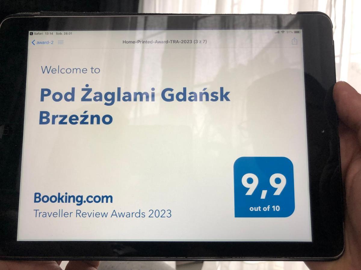 Pod Zaglami Gdansk Brzezno Apartment Exterior photo